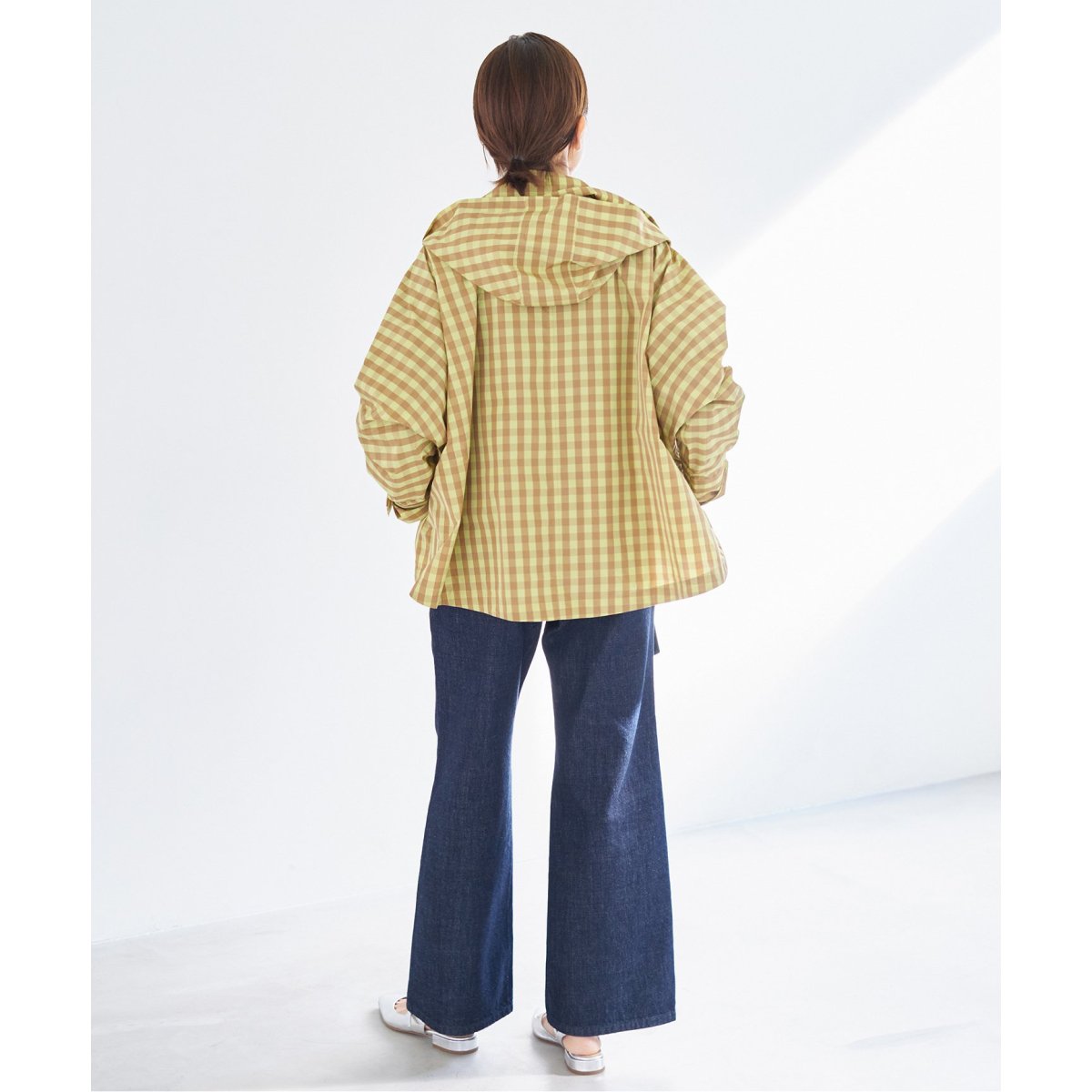 VACHEMENT/ヴァシュモン】別注 ギンガムチェックショートコート