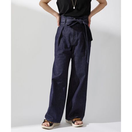 Denimリボンベルテッドパンツ | イエナ(IENA) | マルイウェブチャネル 