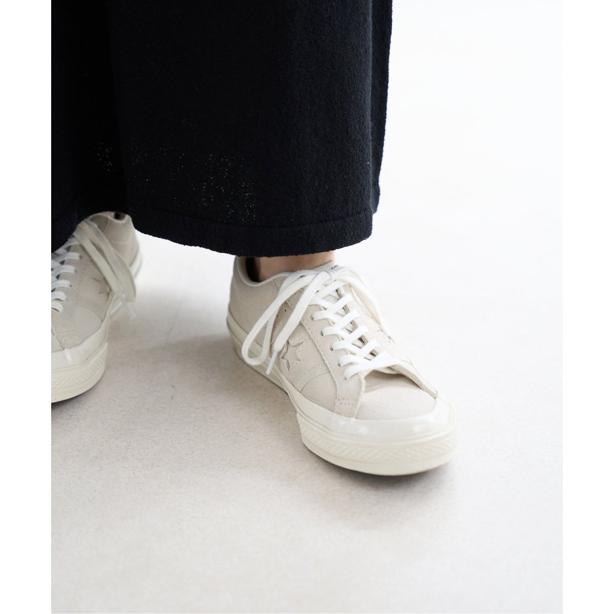 IENA別注　CONVERSE STAR&BARS ナチュラル 24 IENA別注 CONVERSE STAR&BARS ナチュラル 24