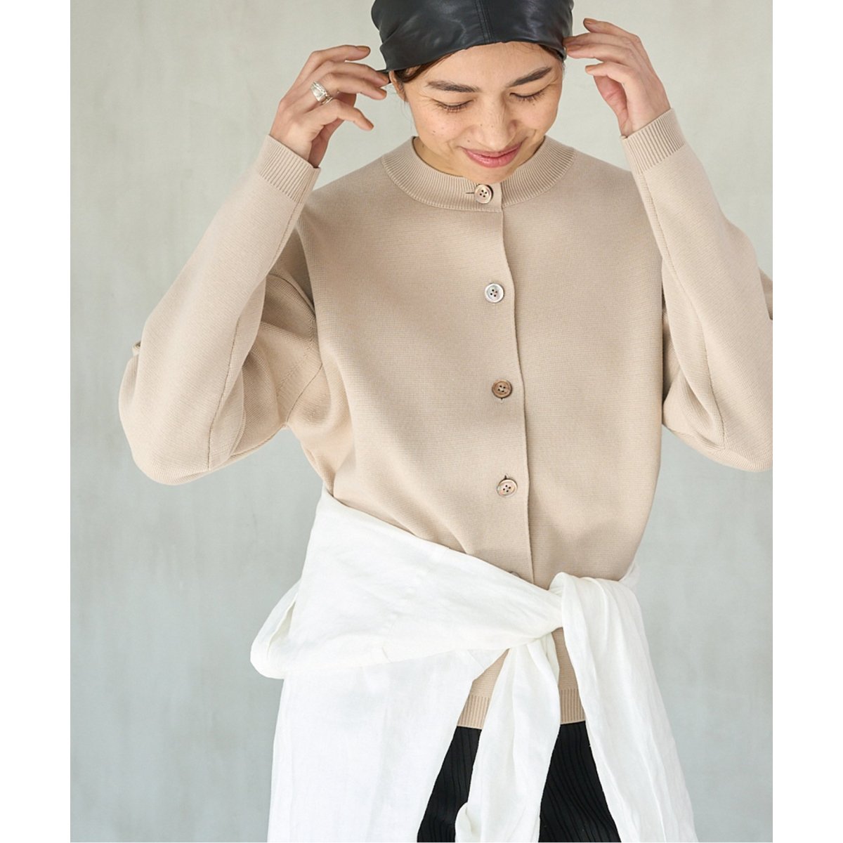 GIZAコットンミラノリブ カーディガン | イエナ(IENA) | マルイウェブ