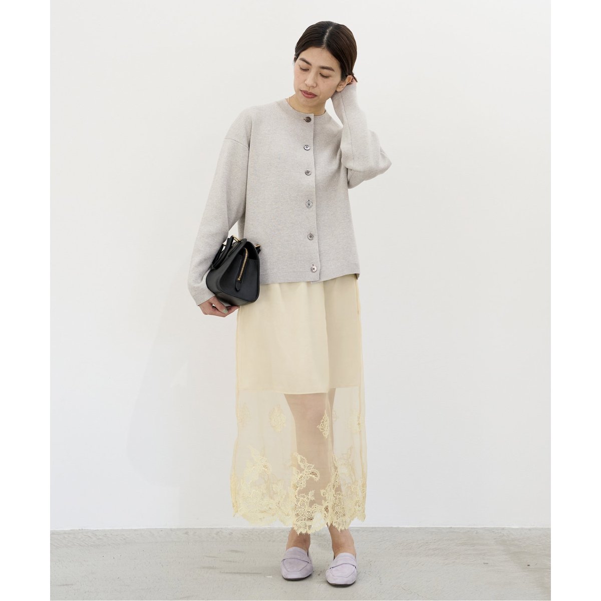 GIZAコットンミラノリブ カーディガン | イエナ(IENA) | マルイウェブ