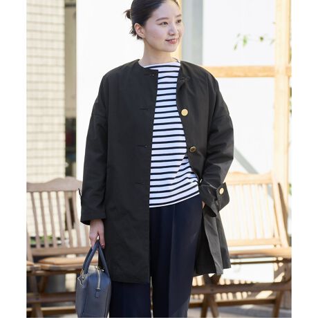 TRADITIONAL WEATHERWEAR】MALTON ノーカラーコート | イエナ(IENA  
