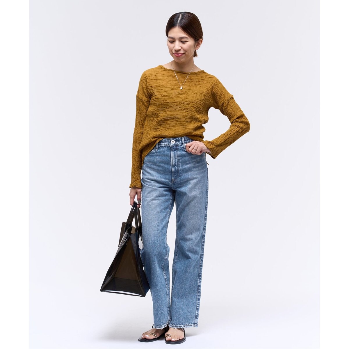 upper hights/アッパーハイツ】別注 THE TAYLOR ワイドフレアデニム