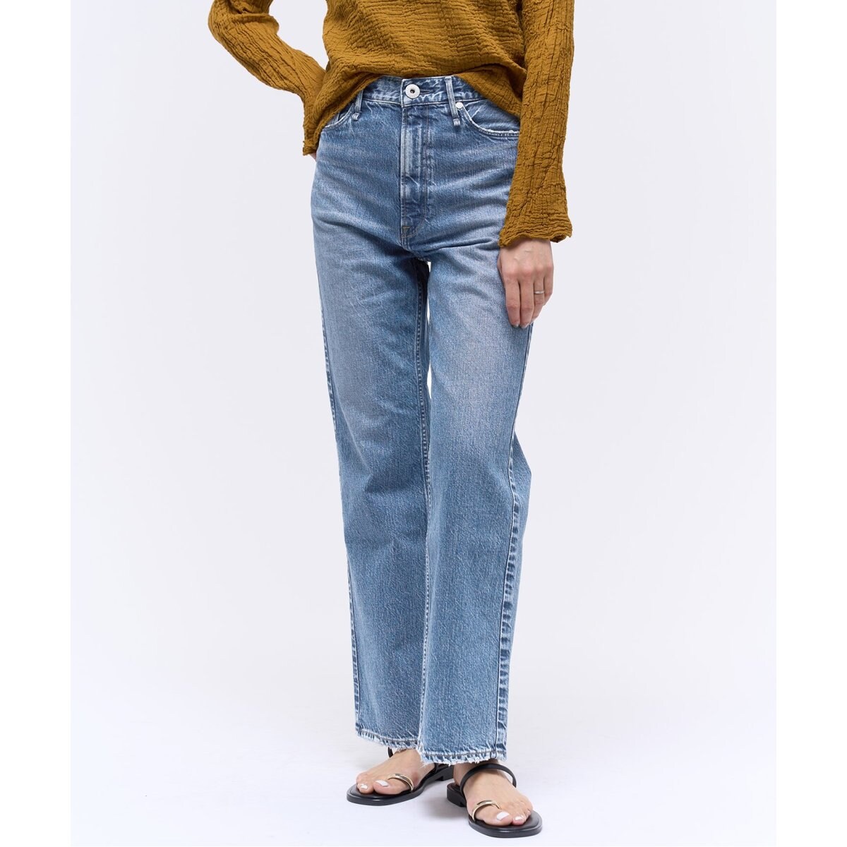 upper hights/アッパーハイツ】別注 THE TAYLOR ワイドフレアデニム