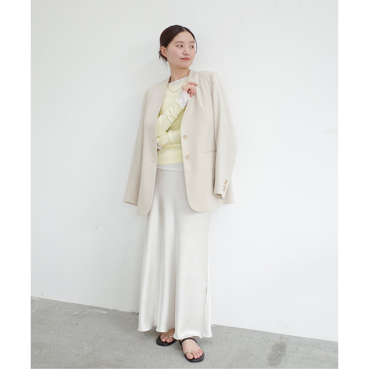 【新品未使用】タグ付き　IENA ベビージョーゼットジャケット　38 ヘビージョーゼット ジャケット | イエナ(IENA) | マルイウェブチャネル