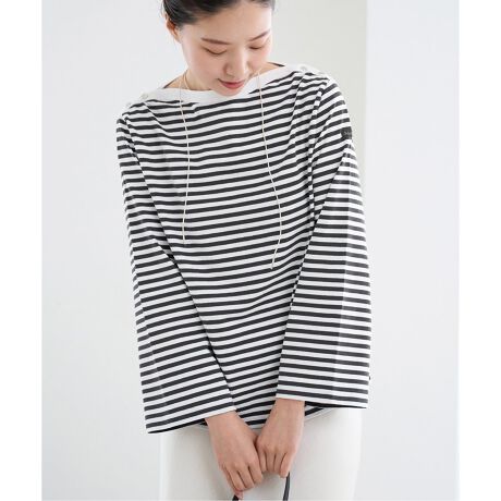 UNITED ARROWS 別注 Le minor バスクシャツ Le minor/ルミノア 