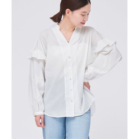 フリルスリーブシャツ | イエナ(IENA) | マルイウェブチャネル 