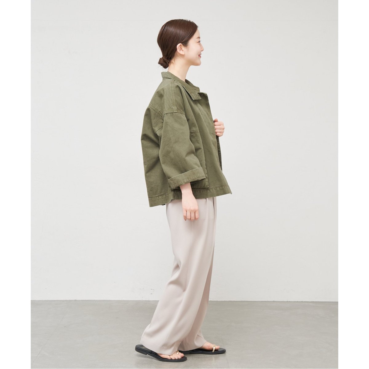 しょこら　IENA RABENS SALONER ライトジャケット RABENS SALONER/ラーベンス サロナー】Canvas light Jacket ジャケ