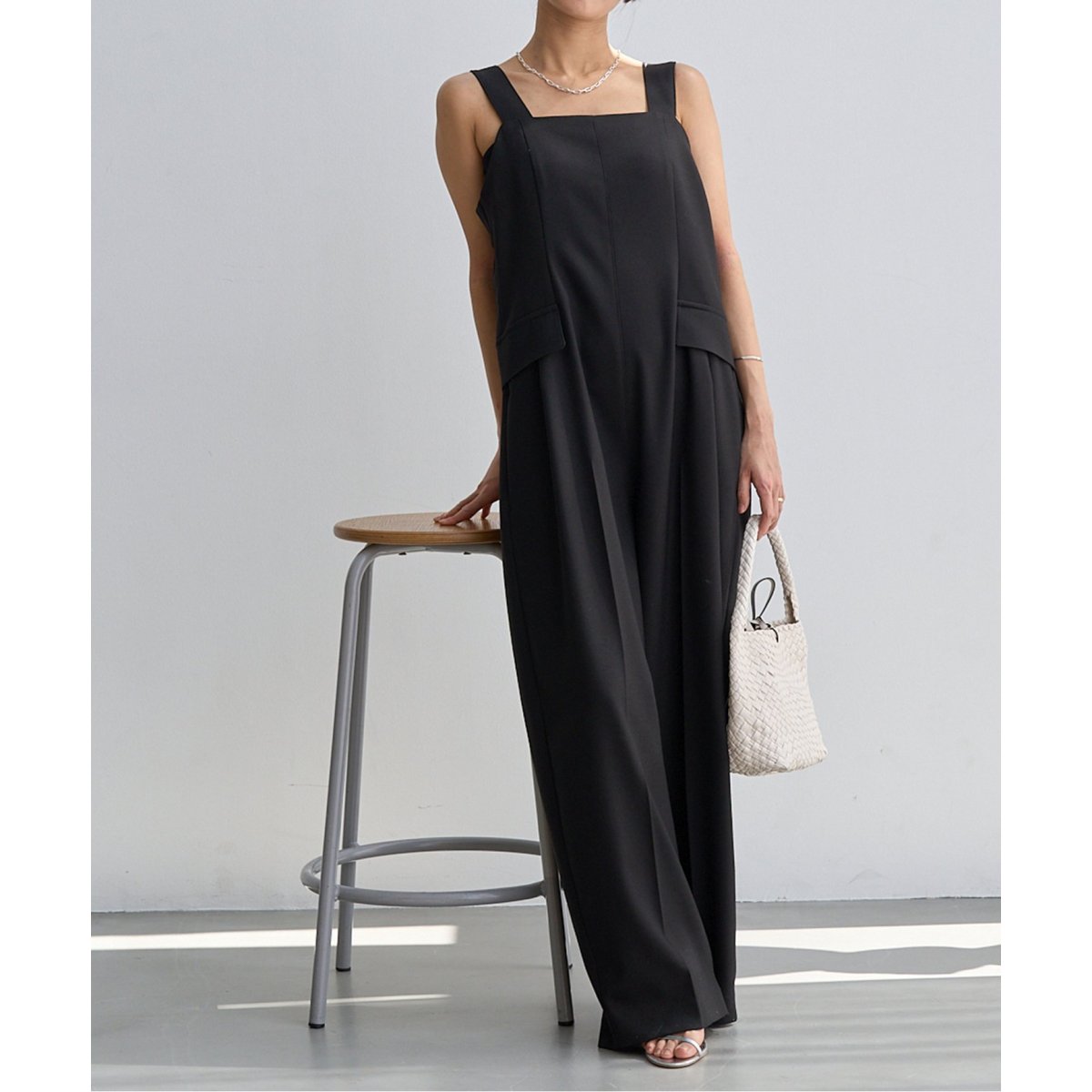 り*ぽ様 IENA ブライトツイルサロペット IENA（イエナ）の「ブライトツイル サロペット（サロペット