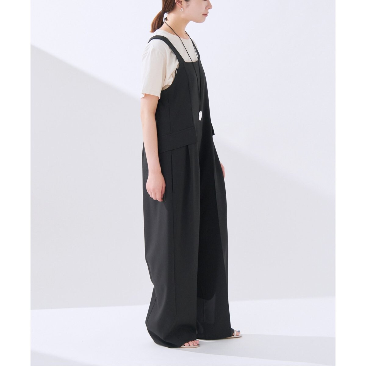 24AW IENA イエナ ドライトロピカル サロペット 34 IENA（イエナ）の「ドライトロピカル サロペット（サロペット