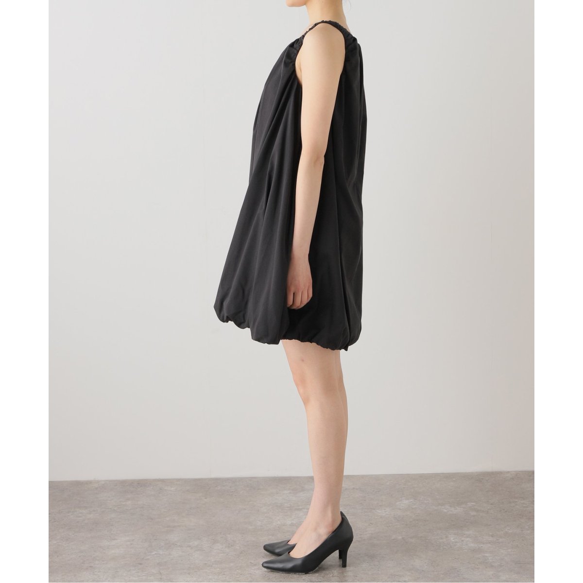 ⭐︎美品☆AMOMENT ワンピース AMOMENTO/アモーメント SHEER VOLUME MINI DRESS ワンピース