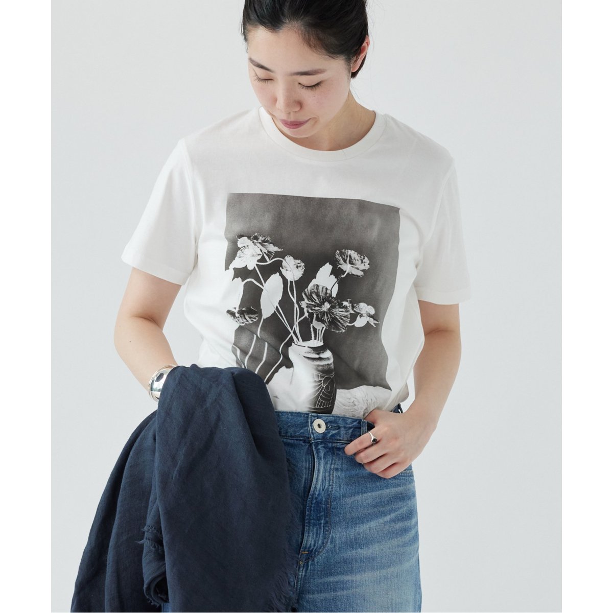 LISA KING/リサキング SAVED BY THE FLOWERS TEE Tシャツ