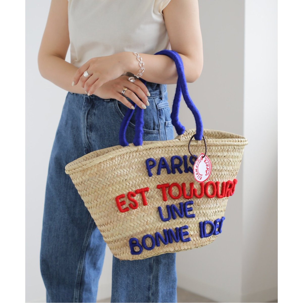 KILOMETRE PARIS/キロメートルパリ GPS BASKET PARIS かごバッグ