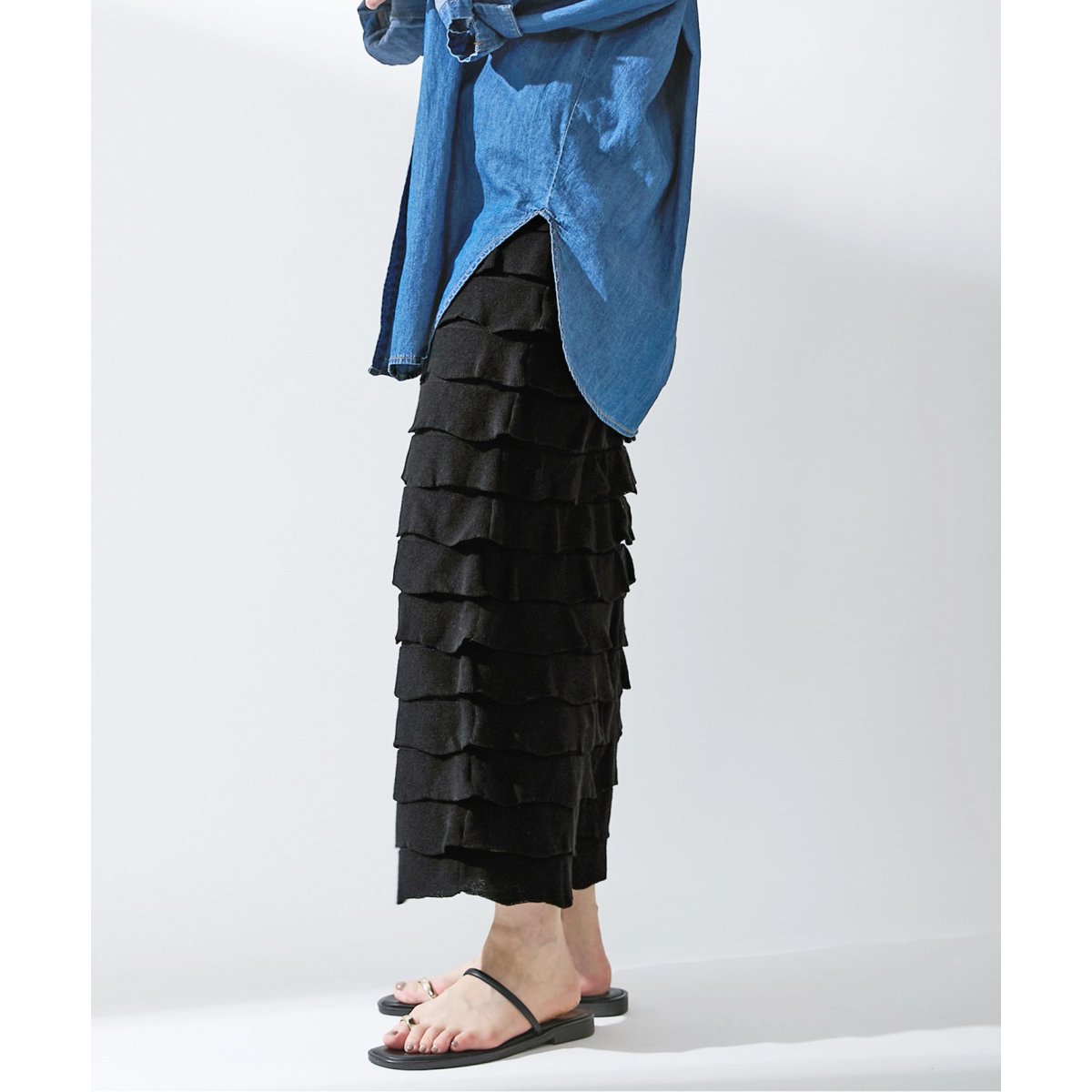 ニットフリルスカート | イエナ(IENA) | マルイウェブチャネル