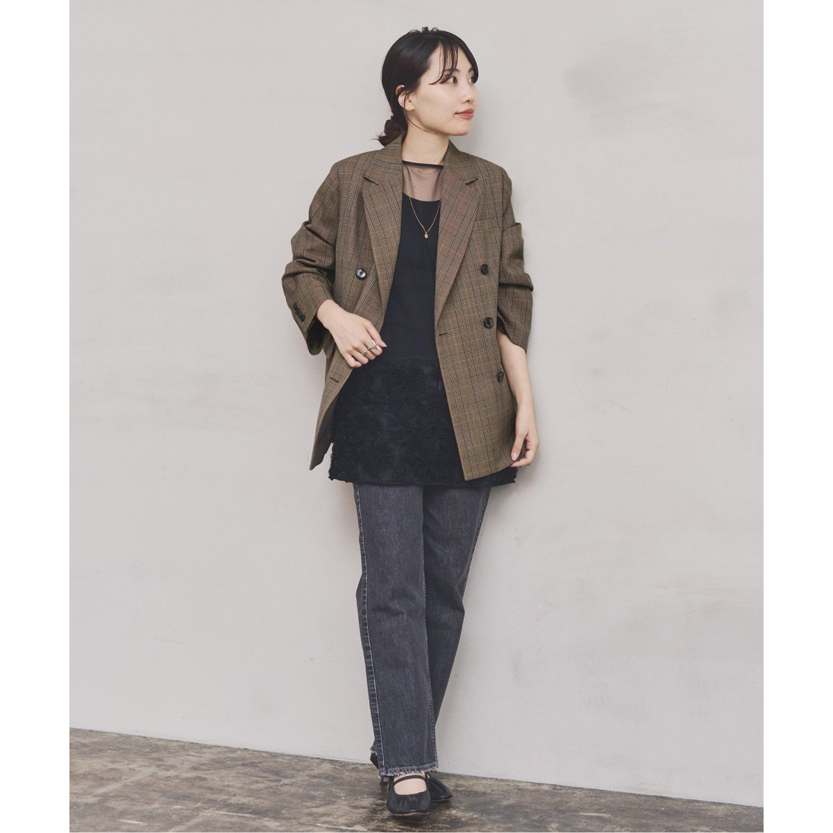 ウール混ギャバ Wブレストジャケット | イエナ(IENA) | マルイウェブ