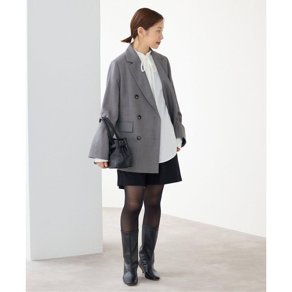 ウール混ギャバ Wブレストジャケット | イエナ(IENA) | マルイウェブ