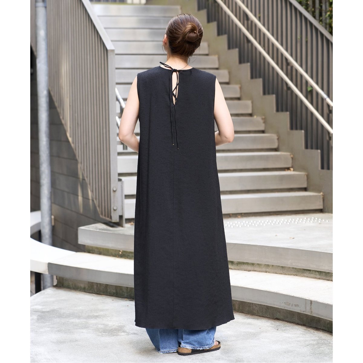 IENA イエナ　バックリボン　ワンピース　完売　【新品タグ付】 IENA - 新品 イエナ IENA Mi バックリボンAラインワンピース 38