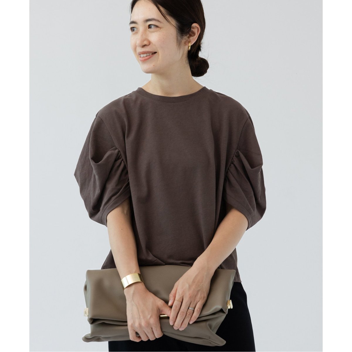 951t*美品 24AW イエナ IENA ボリュームスリーブ Tシャツ. ボリュームスリーブTシャツ | イエナ(IENA) | マルイウェブチャネル