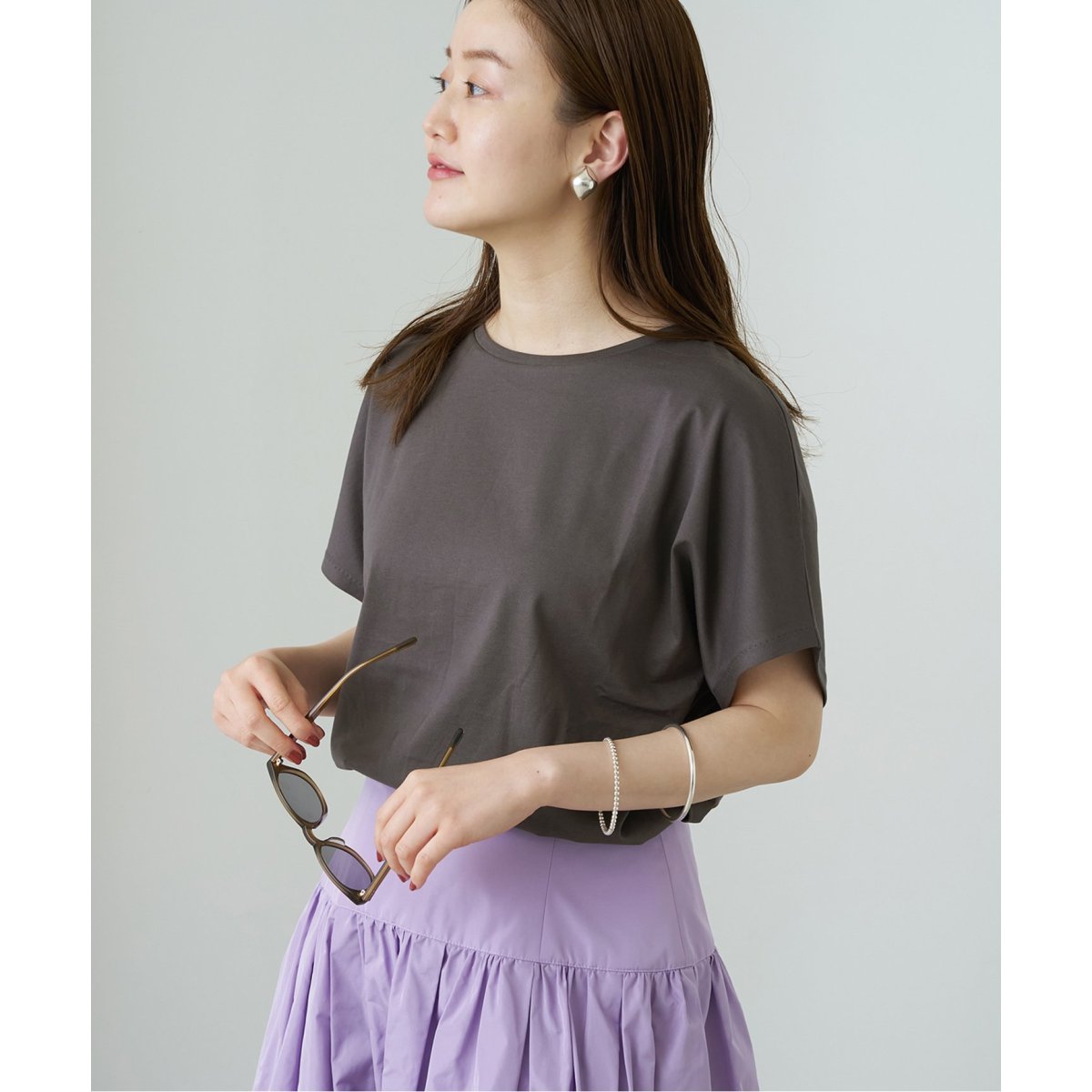 速くおよび自由な SUVIN ATON/エイトン 60/2 イエナ | Tシャツ TEE SLEEVE CAP Tシャツ(半袖/袖なし)