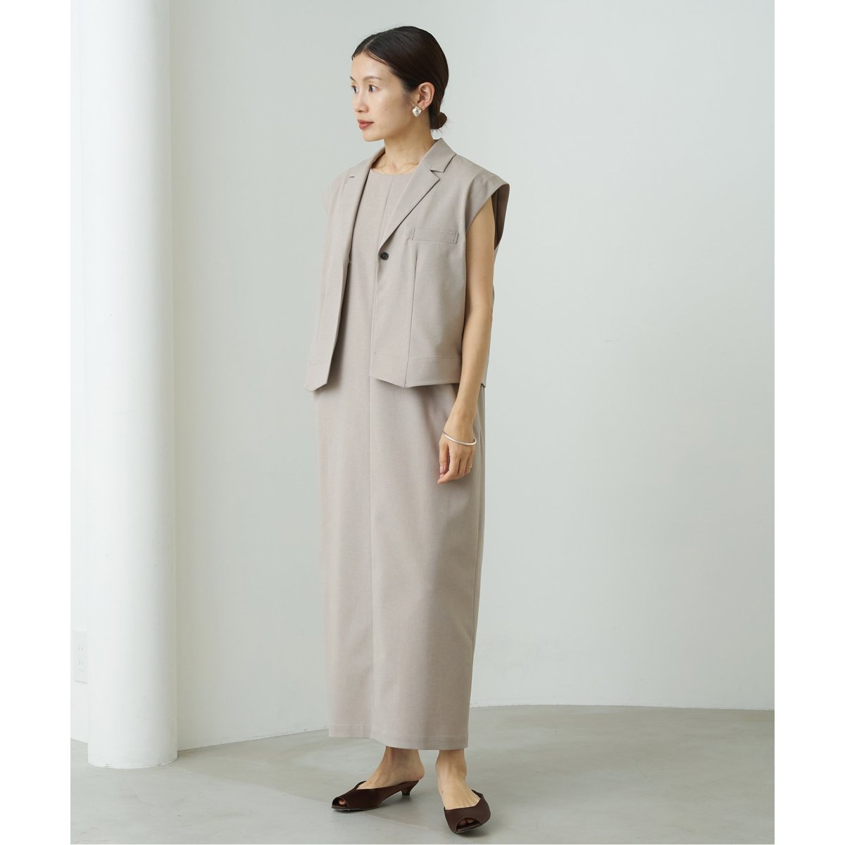 IENA ラペルドショートジレ 2024AW ラペルドショートジレ（ジレ）｜IENA（イエナ）の通販