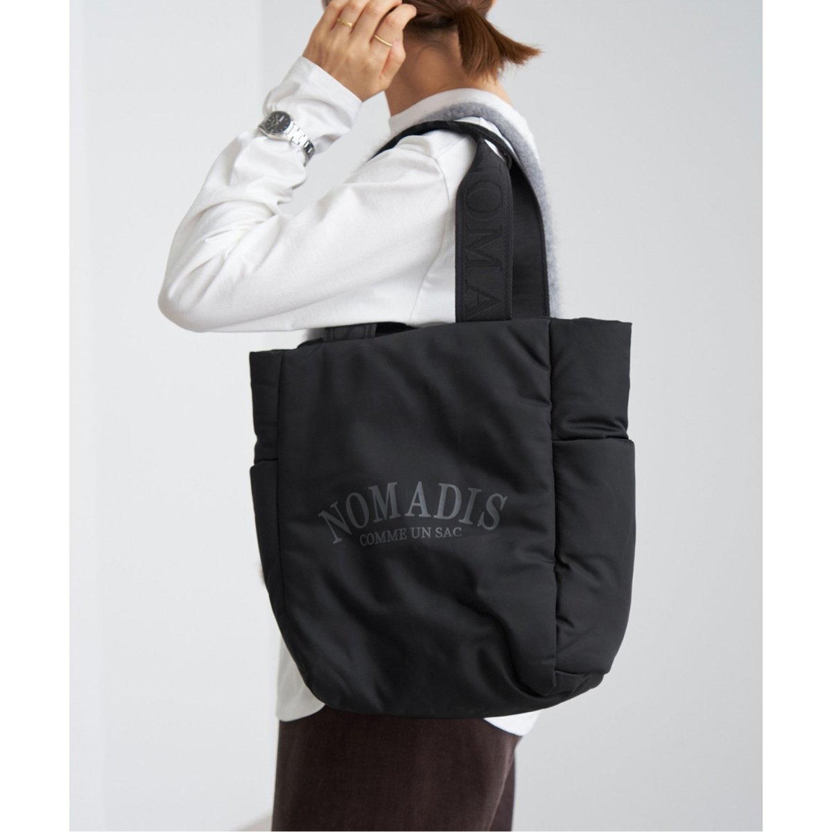 追加》NOMADIS/ノマディス 別注 SAC PADDED トートバッグ