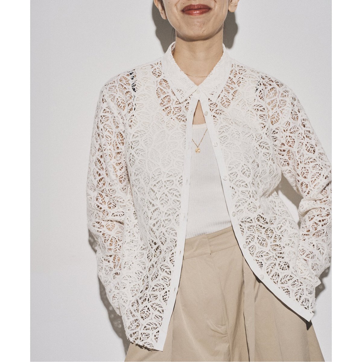 イエナ　ラッセルレースシャツ IENA｜《追加》ラッセルレースシャツ | Rakuten Fashion(楽天