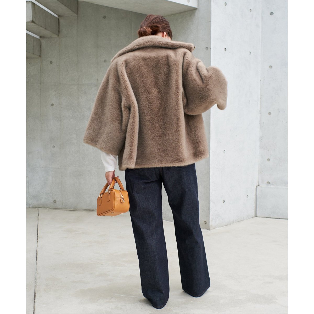 LOU ANDREA/ルーアンドレア ECO-FUR BZ エコファーブルゾン | イエナ