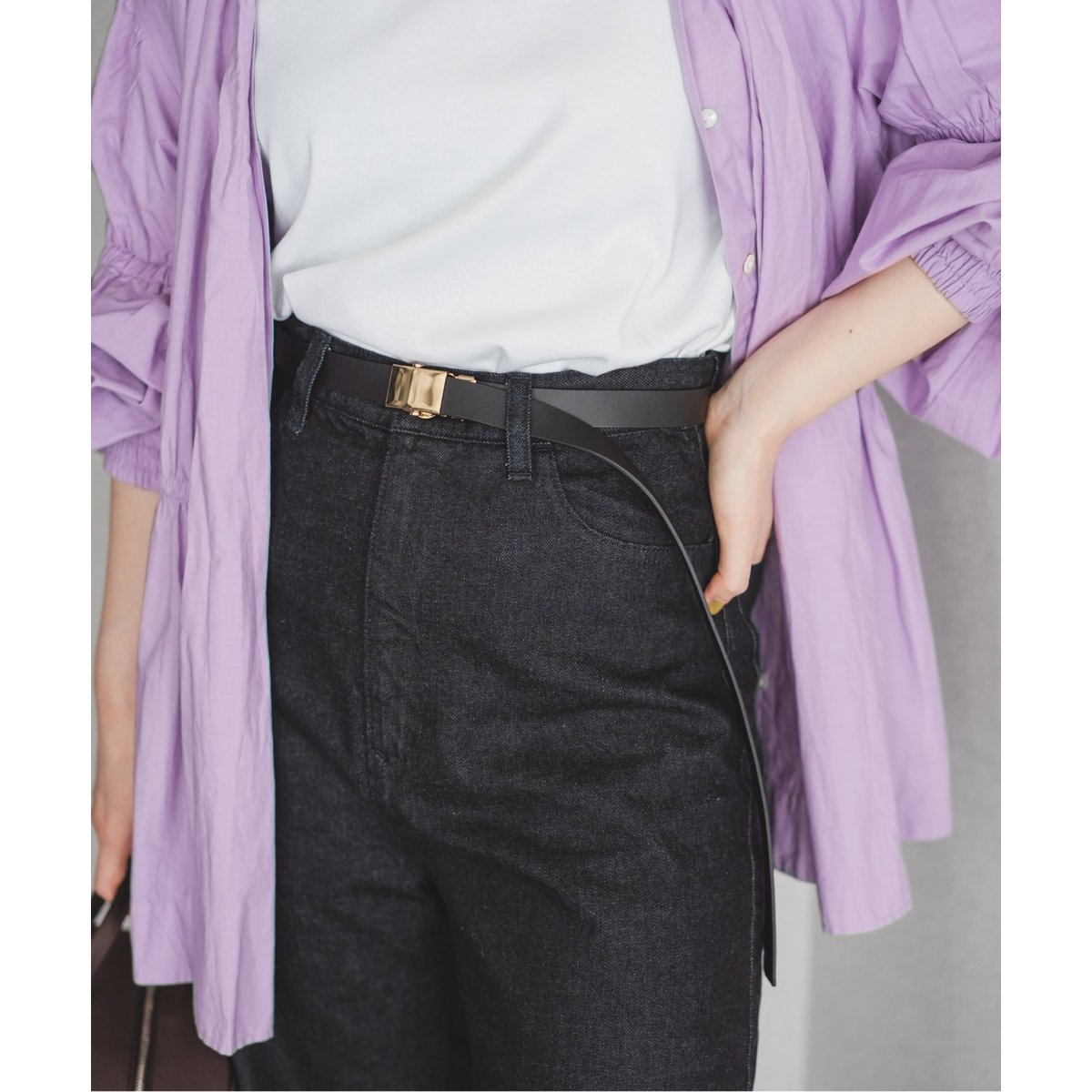 IENA LEFIJE レフィージェ Lether belt ガチャベルト LEFIJE/レフィージェ Lether belt ベルト 2143670088 | イエナ