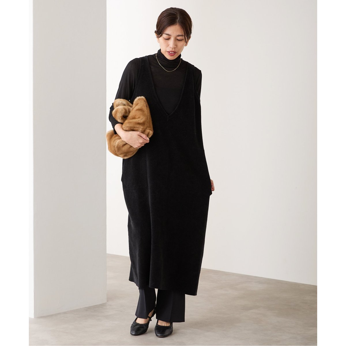 ベロアニットIラインワンピース | イエナ(IENA) | マルイウェブチャネル