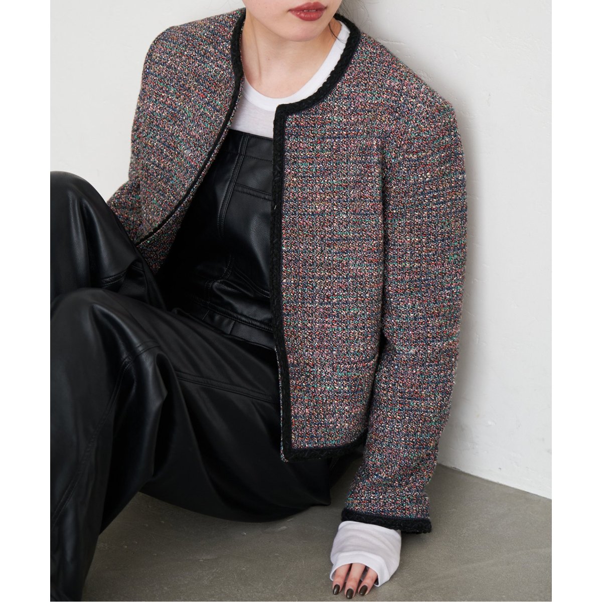 IÉNA Monotone Tweedジャケット　ツイードジャケット Monotone Tweed ジャケット | イエナ(IENA) | マルイウェブチャネル