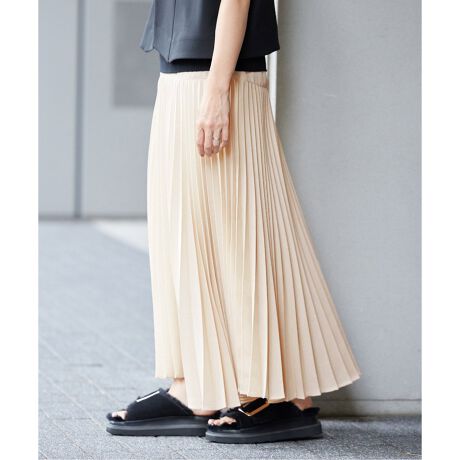 IENA イエナ【38】レディース ロング丈ワンピース アコーディオン  