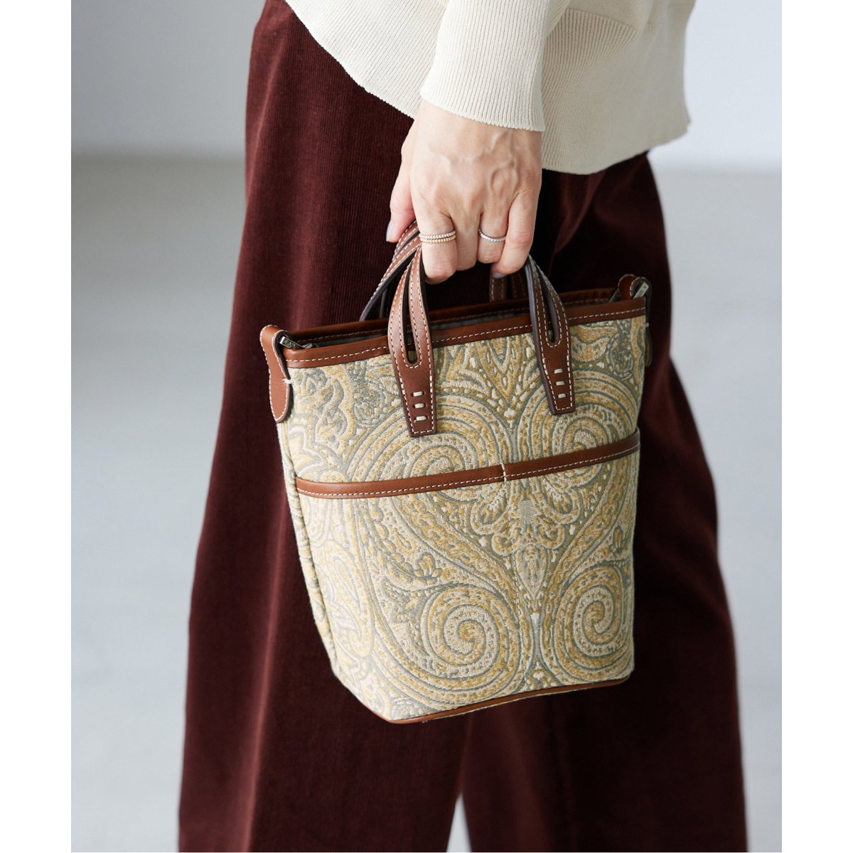A VACATION IENA別注 SHIP HOBO MINI 2WAYバッグ A VACATION/ア ヴァケーション 別注 SHIP HOBO MINI 2WAYバッグ