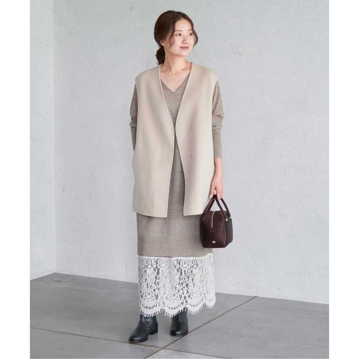 レースコンビニットセットワンピース | イエナ(IENA) | マルイウェブ