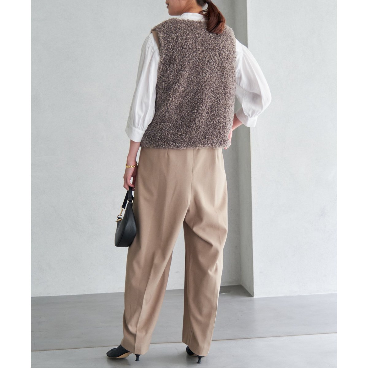 ECOPEL カーリーファーベスト | イエナ(IENA) | マルイウェブ