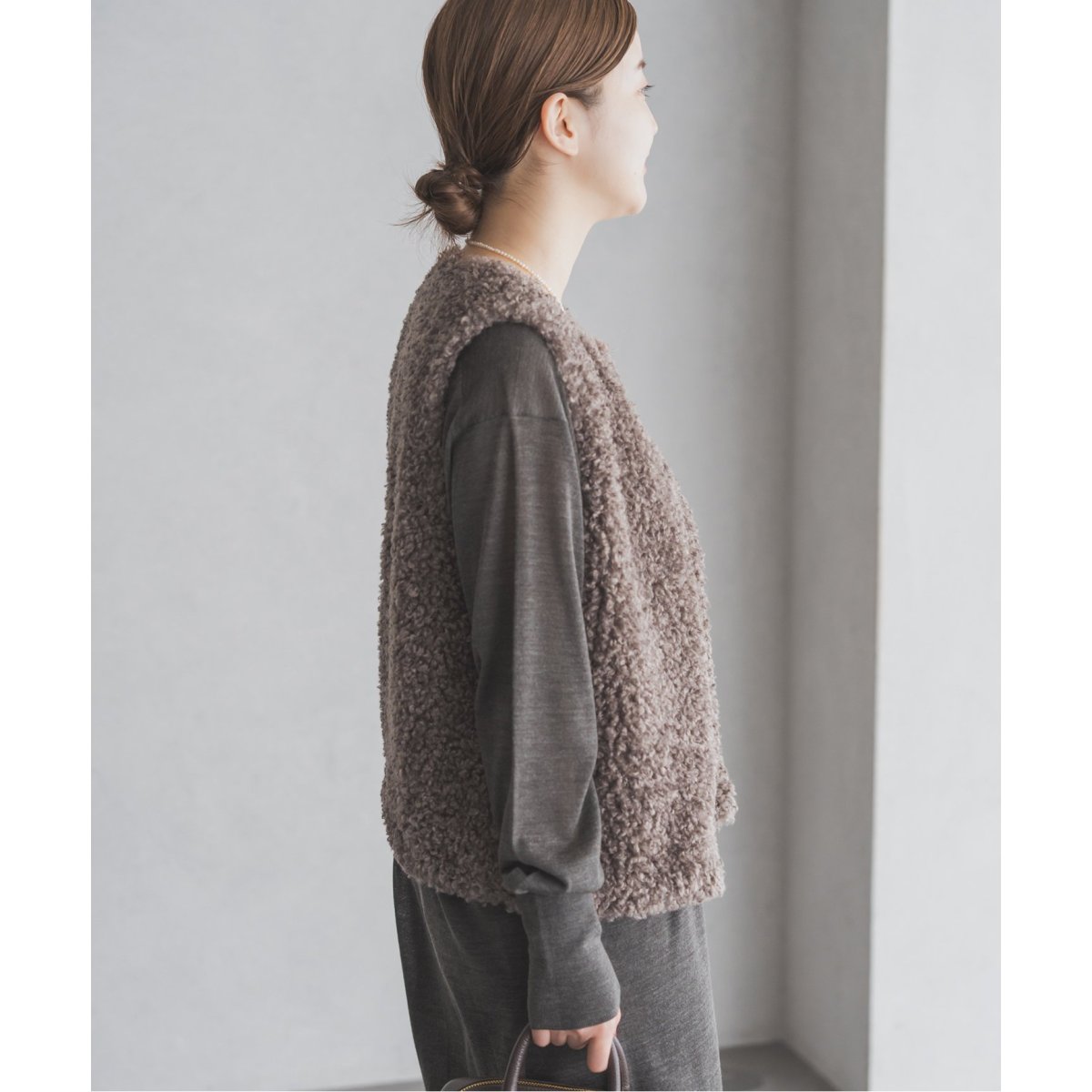 ホワイト様 イエナ（IENA）ECOPEL　完売　カーリーファーベスト　トイプー ECOPEL カーリーファーベスト | イエナ(IENA) | マルイウェブ