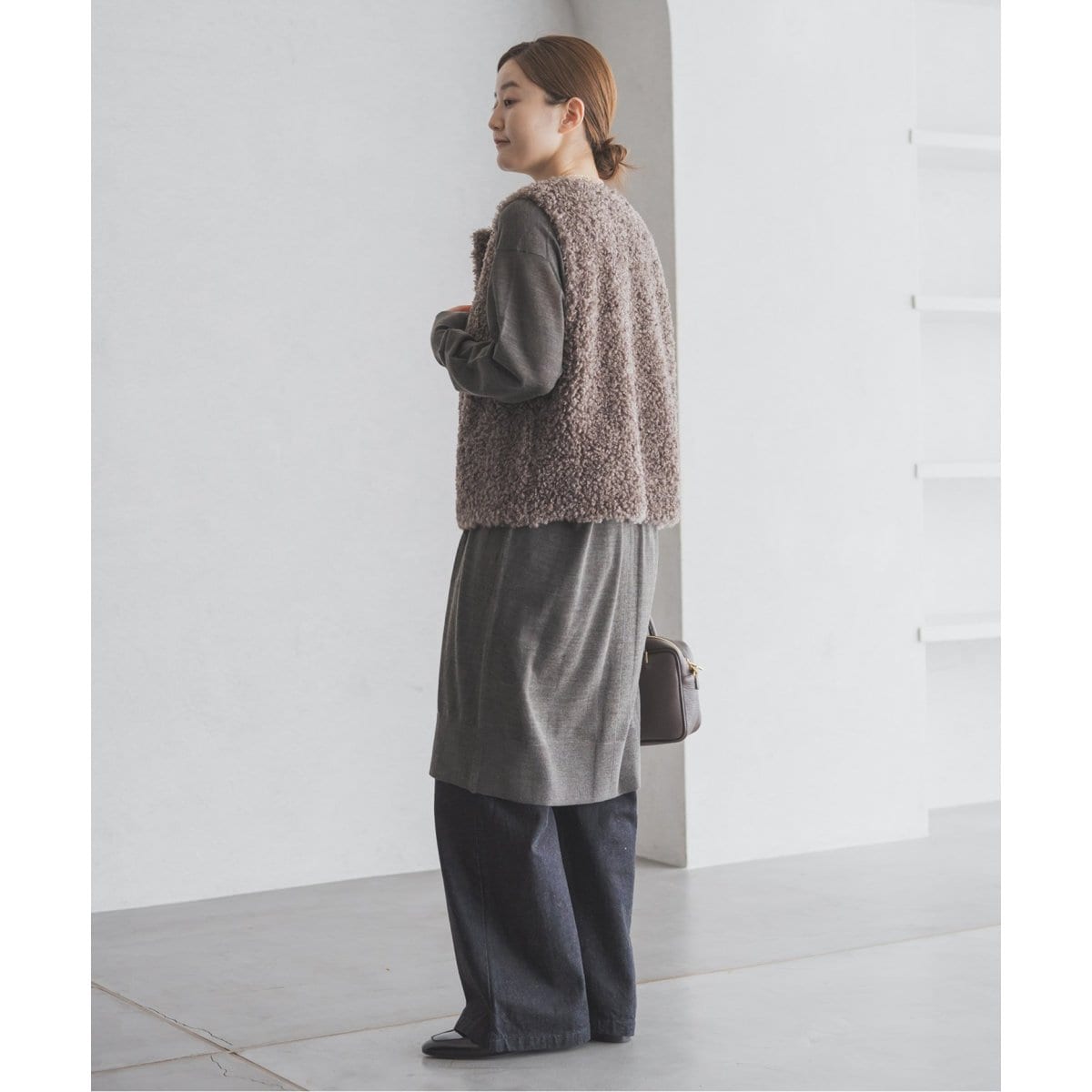 ECOPEL カーリーファーベスト | イエナ(IENA) | マルイウェブ