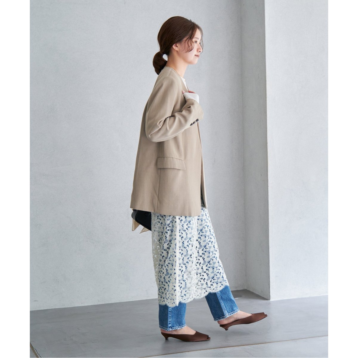 Wool/Vi カラーレスジャケット | イエナ(IENA) | マルイウェブチャネル