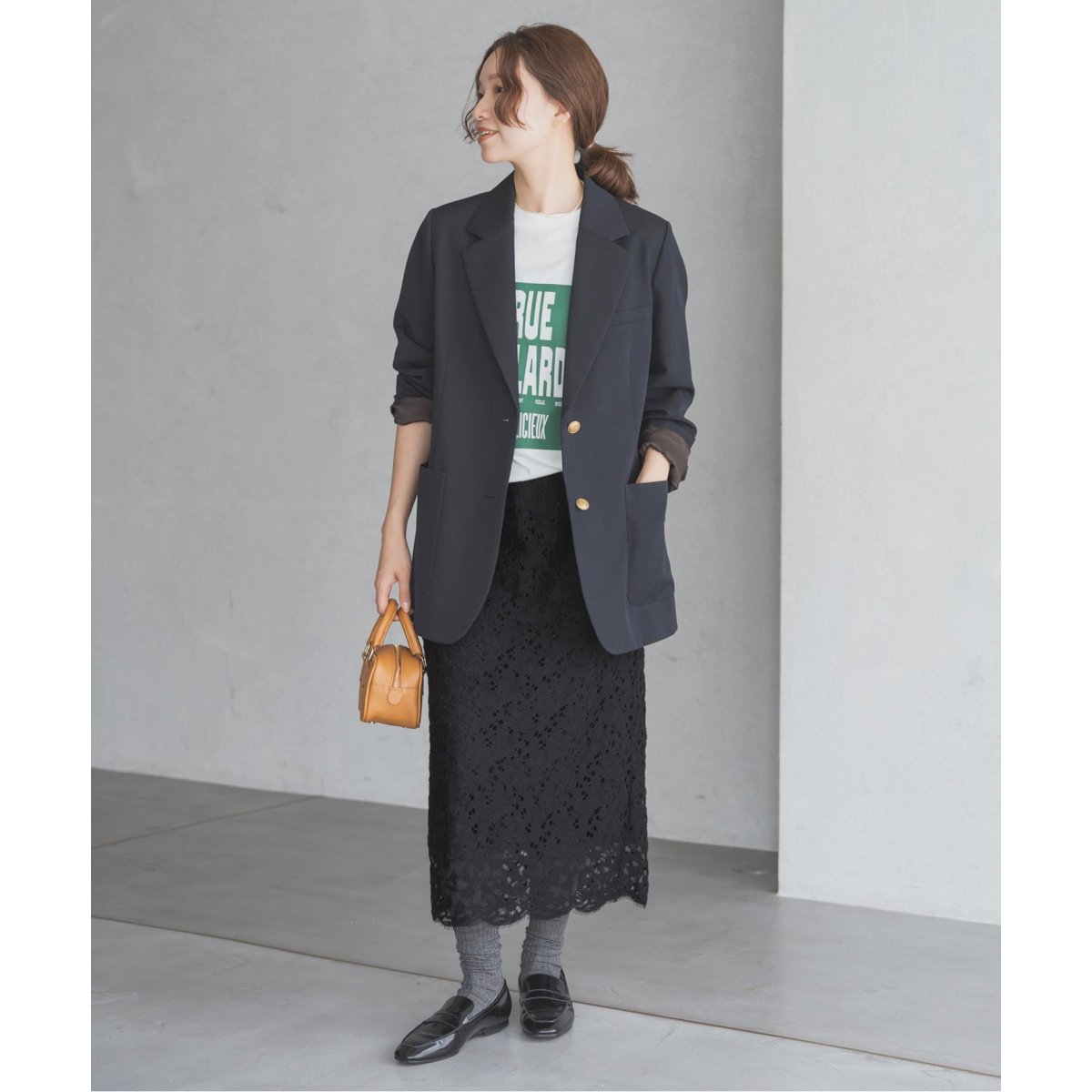 【新品タグ付き】IENA Fluffy Wool レーススカート ナチュラル IENA LA BOUCLE cottonレース スカート（ロング・マキシ丈