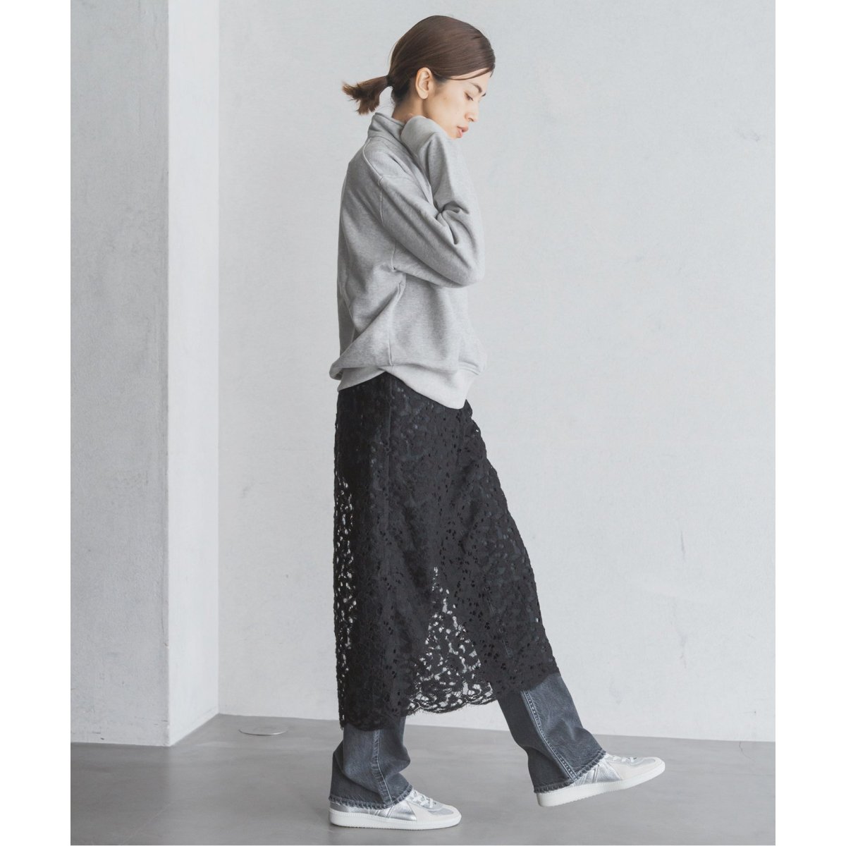 IENA Fluffy Woolレーススカート ナチュラル　新品タグ付き試着のみ Fluffy Wool レーススカート | イエナ(IENA) | マルイウェブチャネル