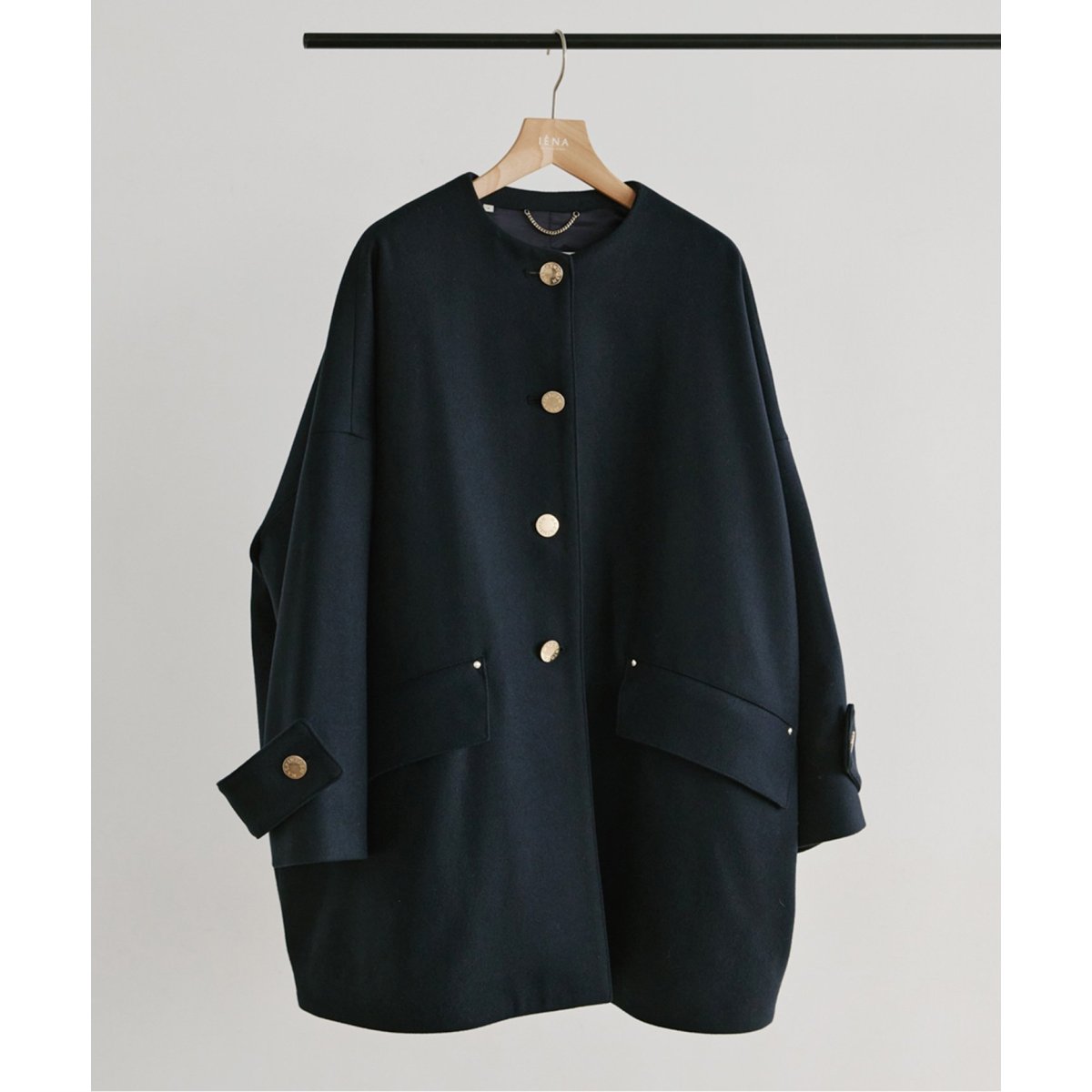 MACKINTOSH/マッキントッシュ 別注 HUMBIE ノーカラーコクーンコート