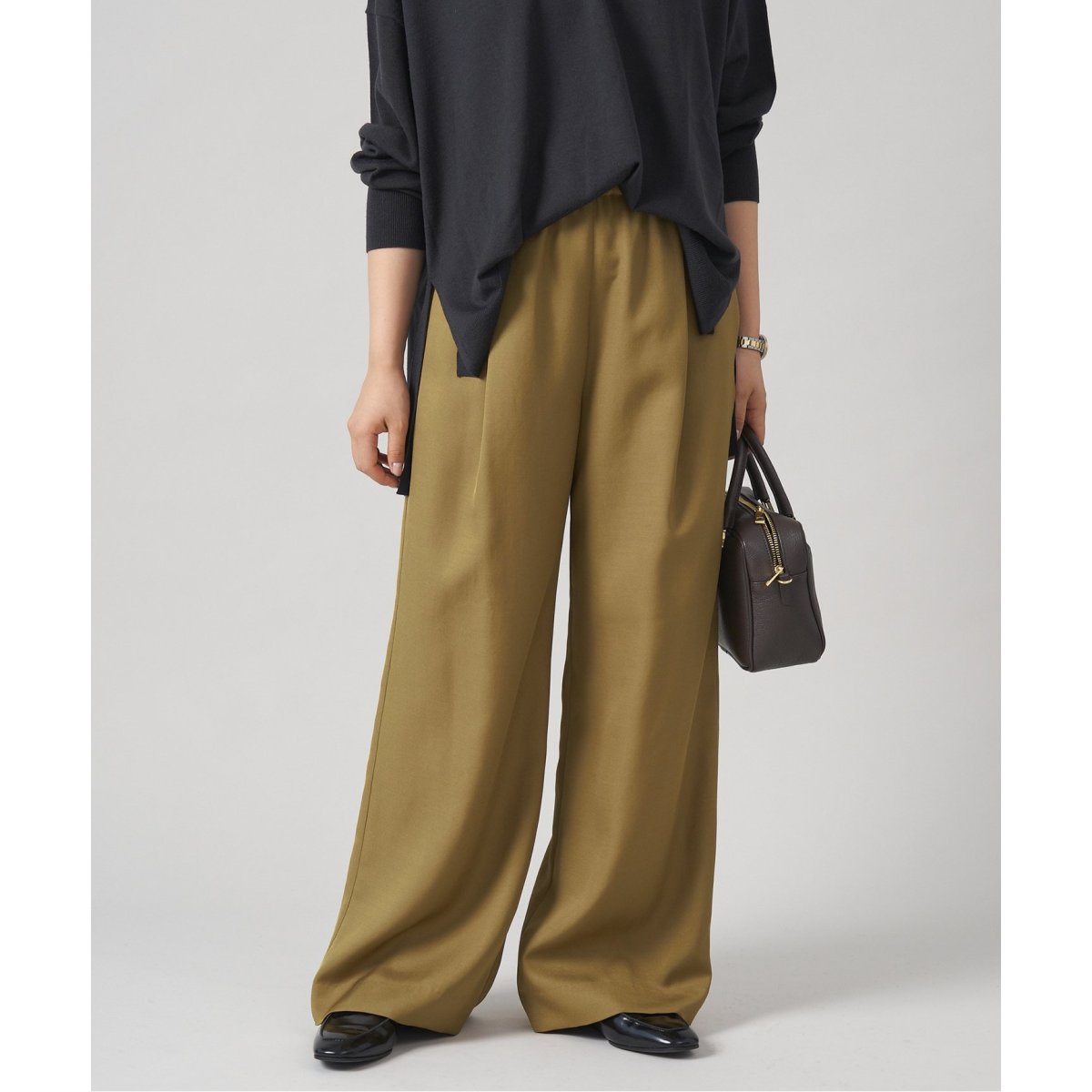 ウール混トリアセ リラックスパンツ | イエナ(IENA) | マルイウェブ