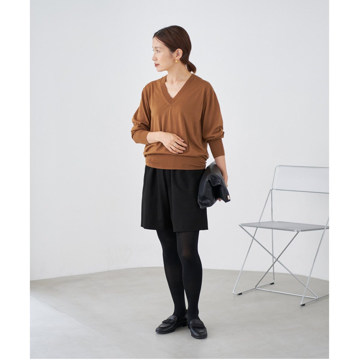 IENA ウォッシャブルウールショートパンツ ブラック ウォッシャブルウールショートパンツ | イエナ(IENA) | マルイ