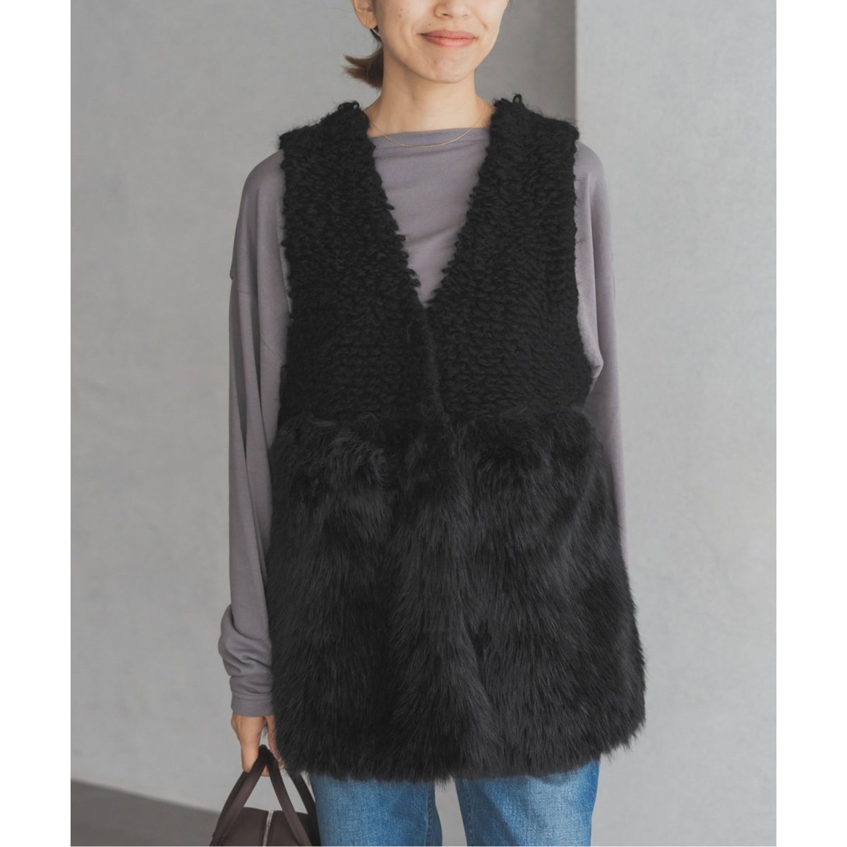 値下げ中！IENA RITTO/リット ROOP FUR VEST ベスト RITTO/リット ROOP FUR VEST ベスト 202490-FT | イエナ(IENA