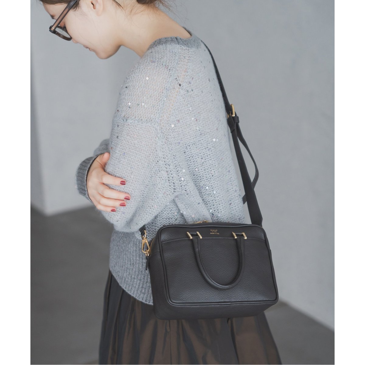 追加2》Manuel MILANO/マニュエルミラノ 別注 レザーバッグ MIDI 追加2》Manuel MILANO/マニュエルミラノ 別注 レザーバッグ MIDI