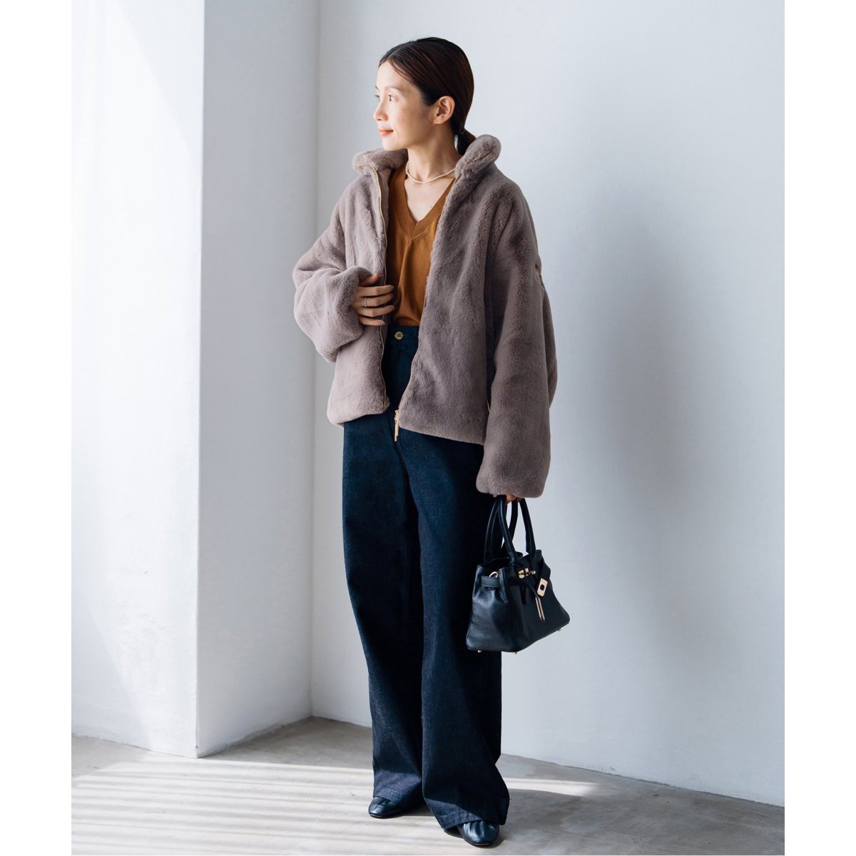 IENA TATRAS/タトラス BARBRA バルブラ ファーブルゾン新品01 FREAK'S STORE ブルゾン アウター TATRAS/タトラス BARBRA