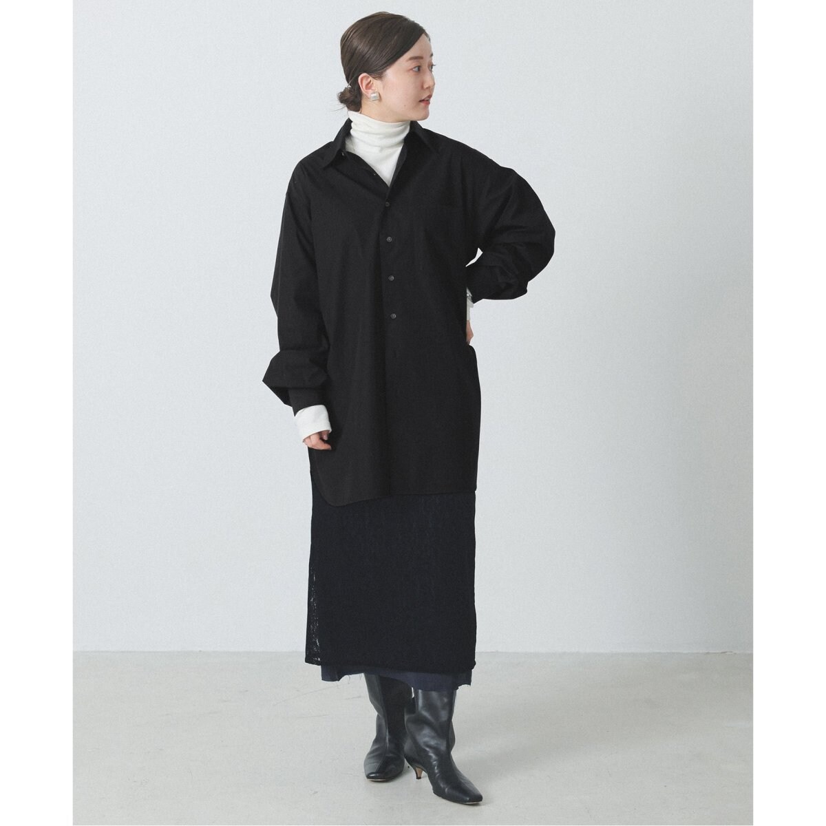 BLACK スリットシャツ | イエナ(IENA) | マルイウェブチャネル