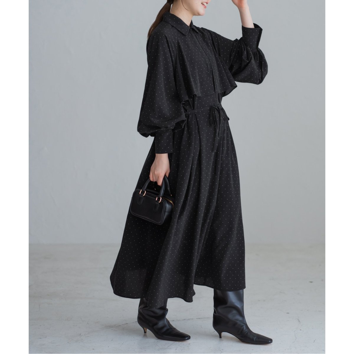 ドットサッシュワンピース | イエナ(IENA) | マルイウェブチャネル ドットサッシュワンピース | イエナ(IENA) | マルイウェブチャネル