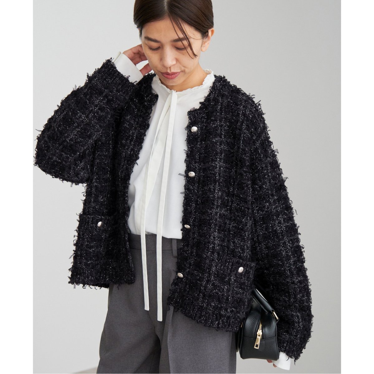 ★ひいゆりさま専用です！★ IENA イエナ　M〜L ツイードジャケット ＆NAVY ネイビーツイードジャケット | イエナ(IENA) | マルイ