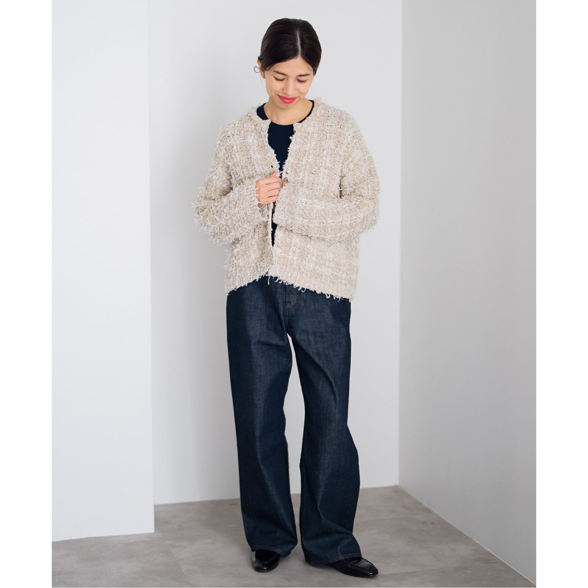 ラメツイードニットジャケット | イエナ(IENA) | マルイウェブチャネル