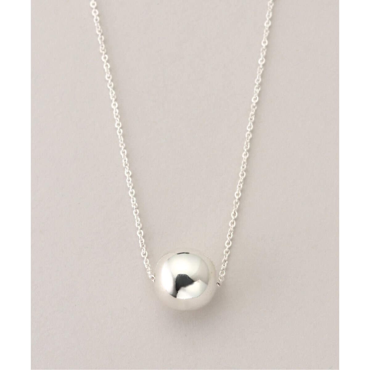 NINA&JULES】ニナ・エ・ジュールミックスシルバービーズネックレス